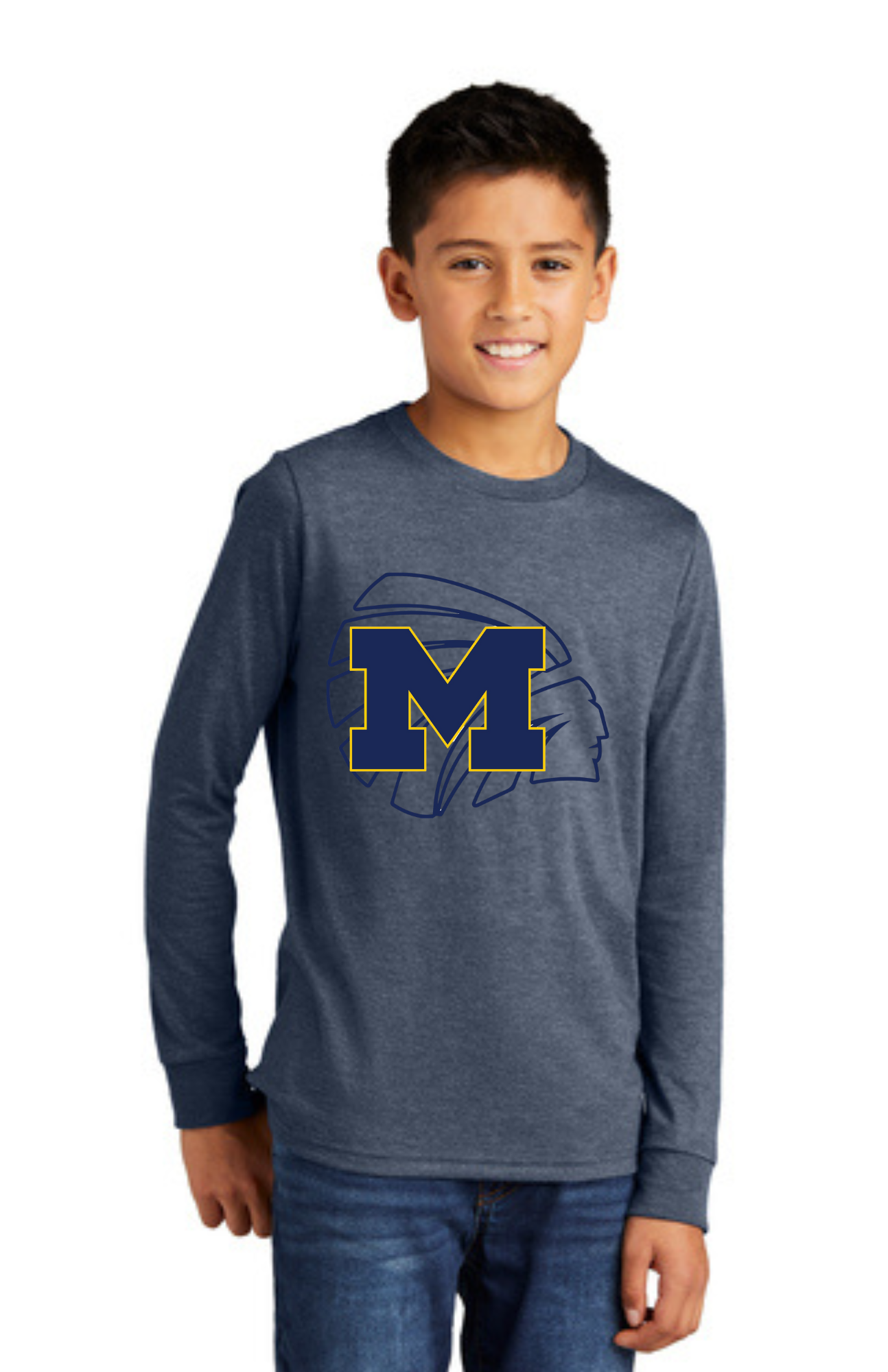 Meridian HS Youth Long Sleeve Shirts