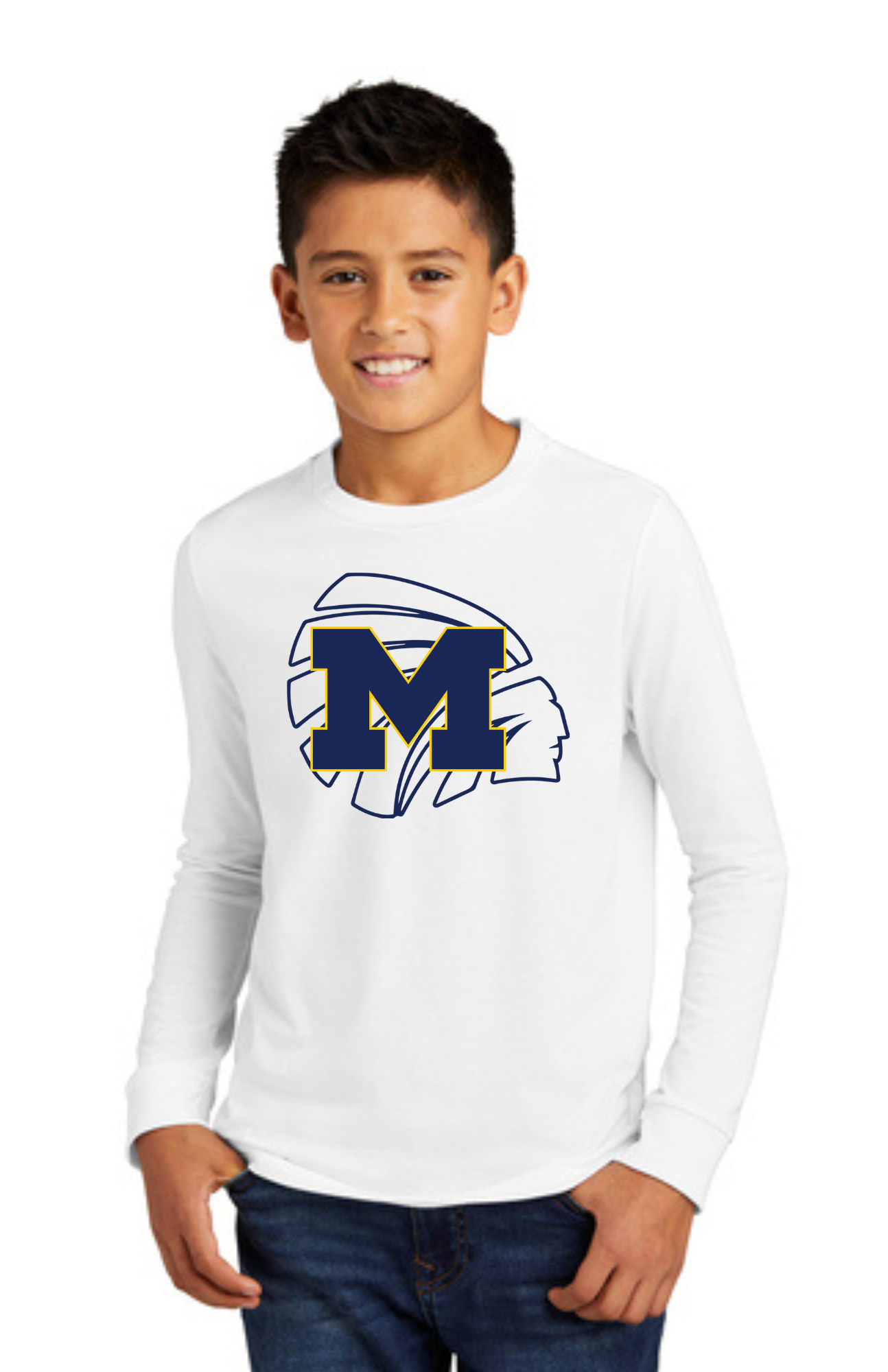 Meridian HS Youth Long Sleeve Shirts